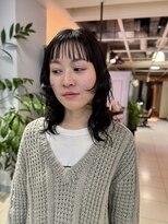 バム 名古屋栄店(BAMM) 顔まわりにレイヤーたっぷりミディアム【坂根】