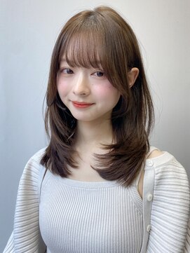エトラ 渋谷店(etora) 小顔 フェミニンロング メルティーカラー 似合わせカット"