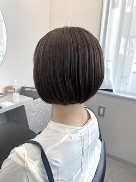 トッカ 茨木(tocca) 大人の艶ボブ×赤みの少ないグレージュブラウン