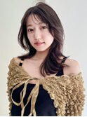 ロング韓国ヘア顔周りレイヤー美髪_F0343