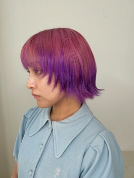ヘアーデザインルアナ(Hair design Luana.) 飴村乱数カラー/推し活/派手髪/イベント