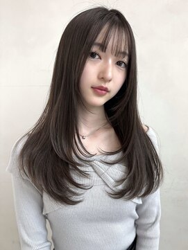 ザックラフィネ(ZACC raffine) レイヤーカット/グレージュ/レイヤーロング／ふんわりカール