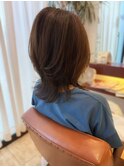 くびれミディ×外ハネレイヤー