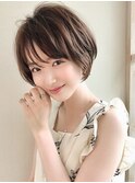 【20代/30代/40代】大人かわいい/ショートボブ/小顔/豊中