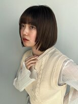 トリッカバルコニー ハヤマ(tricca Balcony Hayama)&nbsp;コンパクトボブ/ワンレンベース/タイトシルエット/ナチュラル