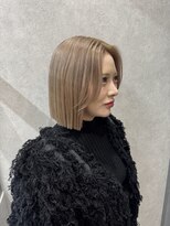 ロンド レア 天神大名店(Lond Le’a)&nbsp;黒髪カタログ/オリーブグレー/ココアベージュ/小顔に見せるヘア