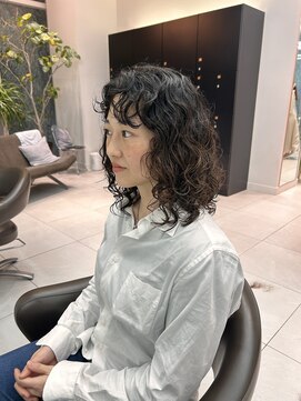 パーマヘア 30代パーマ 癖毛