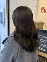 カミケンパセオ(kamiken.paseo)&nbsp;冬のダークブラウンカラー×セミロング【カミケンパセオ/福島】