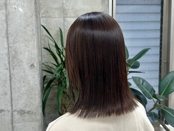 スクワッド(SQUAD)の写真/【大人気!ノンアイロン縮毛矯正】自然な仕上がり過ぎると話題沸騰!ノンアイロンでブリーチとの相性も◎