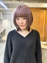 テトラ バイ ネオリーブ 横浜西口店(tetra by neolive)&nbsp;ウルフカットデザインカラーピンクダブルカラー横浜