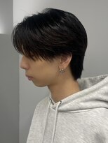 エルマーク 松山(L-MARK)&nbsp;マッシュヘア/黒髪/メンズカット/men's/フェザーパーマ