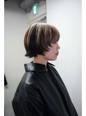 ブリーチハイライト髪質改善ダブルカラーレイヤーカット/新宿