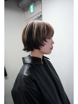 アフィナー 新宿(Afinar) ブリーチハイライト髪質改善ダブルカラーレイヤーカット/新宿