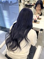 ブラウン(Brown)&nbsp;ワンホンレイヤー/ダークブルー/藤沢美容院 