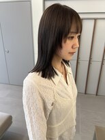 ローレンアオ(LOREN AO)&nbsp;着物ヘア/大人ガーリー/ダークアッシュ/似合わせカット/栄矢場