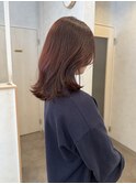 暖色カラー/ピンク/レッド/ブリーチなしカラー【新保/青江】