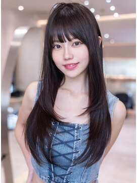 髪質改善 Carelly 志木 【7月1日NEW OPEN(予定)】 デザインカラー/レイヤーカット/ウェットヘア/オリーブベージュ
