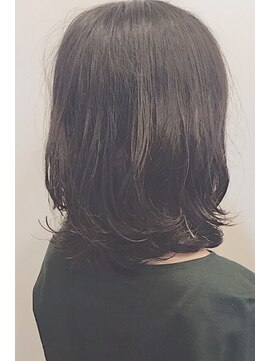 レセ 南柏店(Laissez) パーマボブ/ミディアム/くびれカット/くびれシルエット/透明感