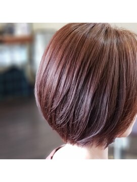 ルーセントヘアー(LUCENT HAIR) ピンクベージュ×ボブ　☆美髪☆