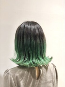 シェリー(cherie) グラデーションカラーグリーン