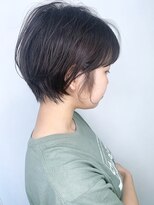 ラウンジ モリオ イケブクロ(Lounge MORIO Ikebukuro)&nbsp;【morio池袋】大人可愛い前下がり透け感丸みショート♪