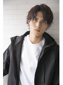 小久保style☆かきあげ透明感ブルーグリーンニュアンスマッシュ