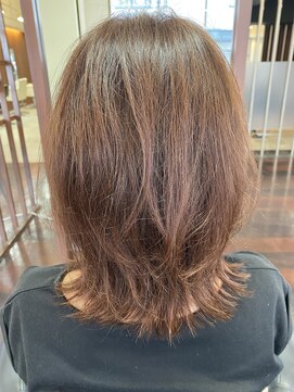 ビューティーヘアサロン アングル 八戸ノ里店(Beauty Hair Salon angle) ふんわり外ハネボブ