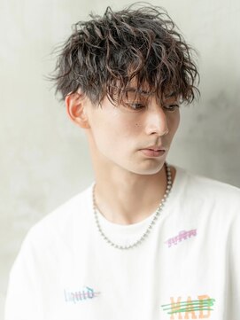 メゾンバイハバナ(maison by HAVANA) モテる短髪刈り上げツーブロック束感スパイキーショート