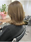 ＊大人可愛いシークレットレイヤーボブ×シアーベージュ＊