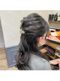 華やか可愛いお呼ばれハーフアップ大人上品【カミケン清明店】