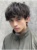 無造作メンズマッシュパーマニュアンスパーマスパイラルパーマ