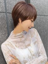 ハルキミナト ジャパン トウキョウ(HARUKI MINATO japan TOKYO)&nbsp;30代40代50代/丸みショート/クビレ/前髪あり/ブラウン/表参道