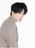 黒髪/グレーベージュ/レイヤーロング/前髪パーマ[新宿駅]