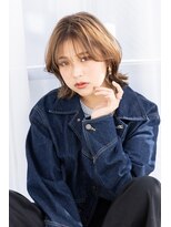 トティア 元町三宮(Totia)&nbsp;【Totia元町・三宮】ニュアンスボブ×カーキベージュ