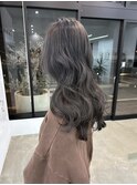 20代30代/ハイトーン/ツヤ髪スタイル/グレージュカラー