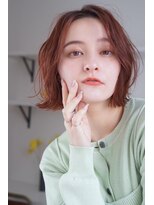 パール(PearL)&nbsp;【PearL】ピンクブラウンカラー/ボブパーマ/20代30代40代ヘア