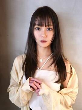 ニコ トウキョウ 渋谷(nico TOKYO) ロングレイヤー/顔まわりカット透明感オリーブグレージュカラー