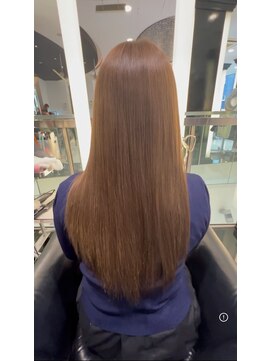 エアー 銀座タワー(AIR) プレミアムケアカラー/縮毛矯正/ツヤ髪スタイル【榛葉】