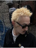 ブリーチ×スパイキーショート　 <理容室> <高円寺> <バーバー>