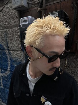 チルチェア 高円寺店south area.(CHILL CHAIR) ブリーチ×スパイキーショート <理容室> <高円寺> <バーバー>