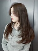 美髪顔周りレイヤーロング_F0074