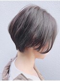 イメチェン/ホワイトブロンド/外ハネボブ/美髪/大津/瀬田