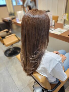 エイクス ヘア デザイン×美髪クリニック 千葉(AQs hair design) ミディアムヘア/暗めカラー/グランマッシュ/千葉