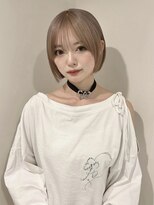 ペレ アネックス 大阪梅田茶屋町店(PELE ANNEX)&nbsp;くびれヘア/アプリコットオレンジ/夏のヘアアレンジ/梅田