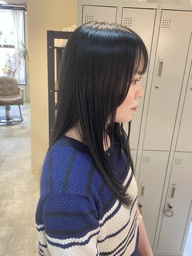 カタチ バイ アンジュ(katachi by Ange) ツヤツヤ地毛風カラー