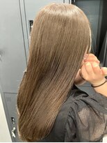 ケンジ 横浜(KENJE)&nbsp;ブリーチなしダブルカラー/ベージュ/艶カラー