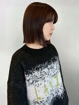 オーシャン(Ocean)&nbsp;切りっぱなしボブ タッセルボブ 透明感カラー 20代 艶髪 30代