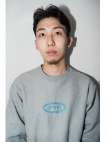 ウェルネス(Wellness) メンズナチュラルセンターパートパーマ