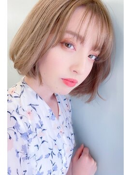 ヘアーズ ベリー 香椎店(hairs BERRY) BERRY/大人ガーリー/ショート/ケアブリーチ/美髪/ボブ