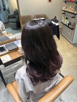 アヴァンスアンス 広島袋町店(AVANCE.ens)&nbsp;グラデーションカラーピンクラベンダー